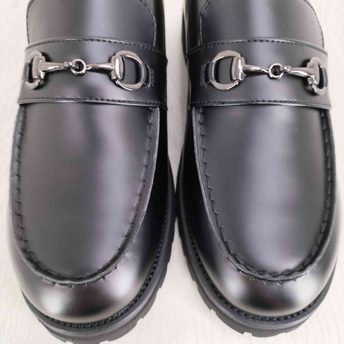 CIASENSE +6.8cm High sole dress bit loafers coin loafers コインローファー メンズ JPN:42