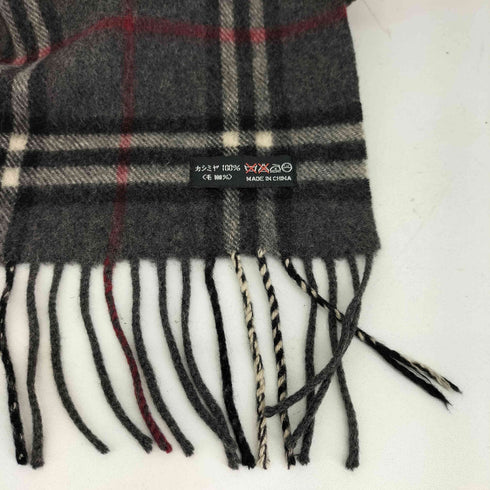 CASHMERE 100% カシミヤ フリンジマフラー メンズ