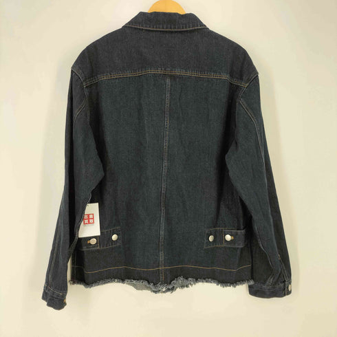 ソエルテ soerte Cut denim jacket カットオフ フリンジ デニムジャケット レディース JPN:3
