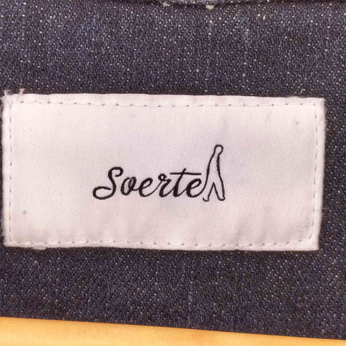 ソエルテ soerte Cut denim jacket カットオフ フリンジ デニムジャケット レディース JPN:3