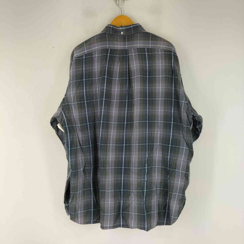 ラルフローレン RALPH LAUREN MCMELL 3点留め スモールポニー刺繍 チェック L/S BDシャツ メンズ import:XXL