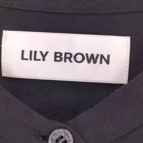 リリーブラウン Lily Brown プリーツシャツワンピース レディース ONE SIZE