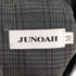 ジュノア JUNOAH チェック柄 ダブルブレスト テーラード ジャケット イージースラックス レディース JPN:M