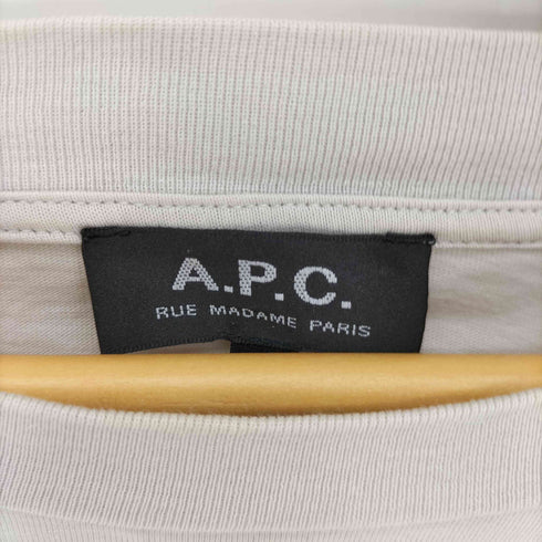 アーペーセー A.P.C. ロゴプリント L/S クルーネックTシャツ メンズ import:S