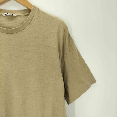 オーラリー AURALEE SEAMLESS CREW NECK TEE シームレス クルーネック Tシャツ S/S カットソー メンズ JPN:3
