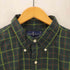 ラルフローレン RALPH LAUREN 90S ポニー 刺繍 チェック柄 コットン BD ボタンダウン L/S シャツ メンズ import:XL