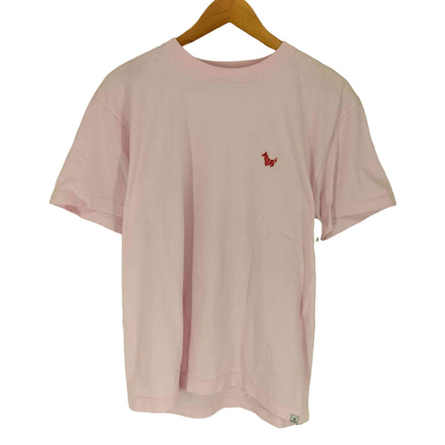 ヴァンキッシュ VANQUISH 和柄 ロゴ刺繍 浮世絵バックプリント S/S Tシャツ メンズ L