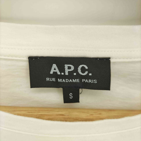アーペーセー A.P.C. ロゴ刺繍 L/S クルーネックTシャツ メンズ import:S