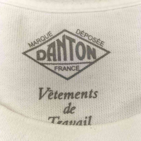 ダントン DANTON ロゴ刺繍 クルーネック Tシャツ メンズ