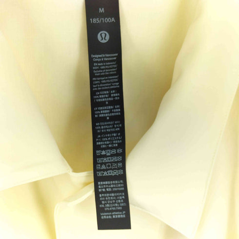 ルルレモン lululemon S/S ポリエステル シャツ メンズ import:M