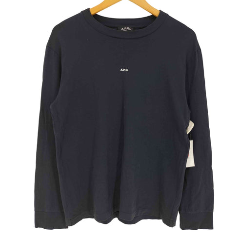 アーペーセー A.P.C. ロゴプリント L/S クルーネックTシャツ メンズ import:S