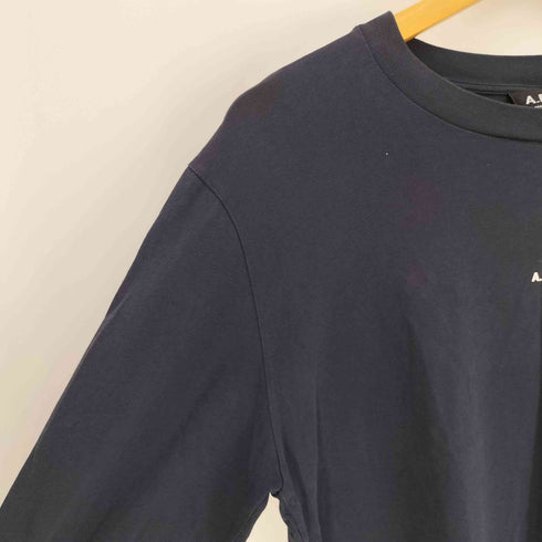 アーペーセー A.P.C. ロゴプリント L/S クルーネックTシャツ メンズ import:S