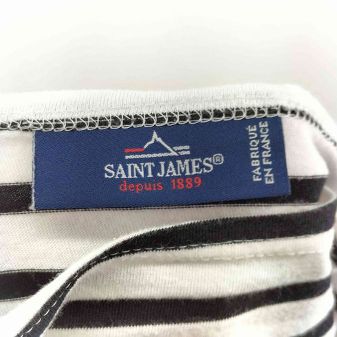 セントジェームス SAINT JAMES フランス製 ボーダー S/S Tシャツ メンズ US:36