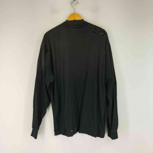 MASONPRINCE デストロイダメージ加工 フロントプリント L/S Tシャツ メンズ JPN:2