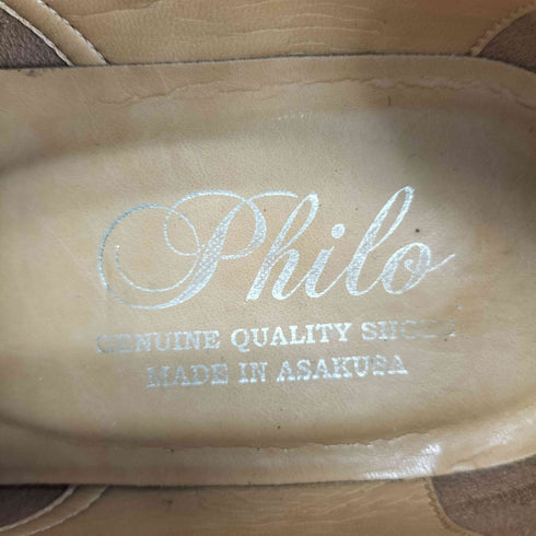 philo 日本製 ダブルモンクストラップシューズ メンズ JPN:41