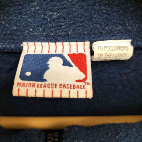 エムエルビー MLB ベースボール チーム ロゴ 刺繍 ノースリーブ フリース ジャケット メンズ import:M