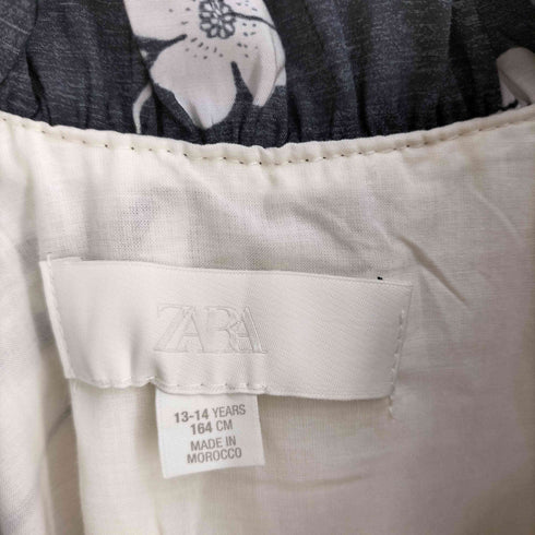 ザラ ZARA 花柄フリルキャミワンピース レディース 14