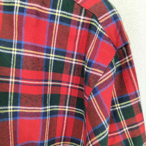 ラルフローレン RALPH LAUREN ポニー刺繍 チェック柄 L/S ボタンダウンシャツ メンズ XL