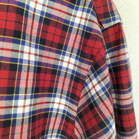 ラルフローレン RALPH LAUREN ポニー刺繍 チェック柄 L/S ボタンダウンシャツ メンズ XL