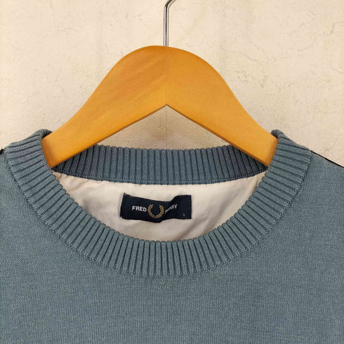フレッドペリー FRED PERRY GOLF 別注 ローレルテープ クルーネック セーター メンズ import:L