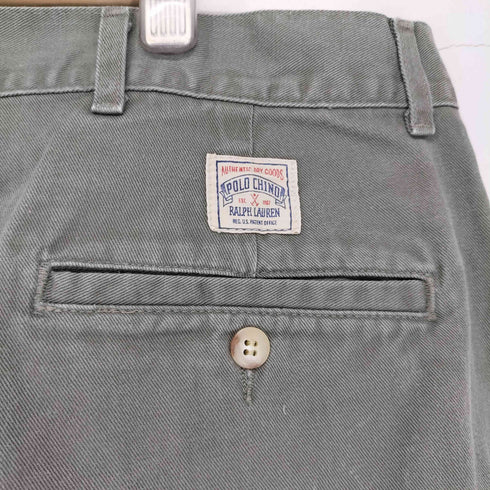 ポロラルフローレン POLO RALPH LAUREN USA製 POLO CHINO 2タック チノショーツ メンズ
