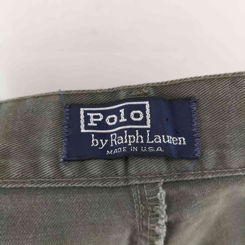 ポロラルフローレン POLO RALPH LAUREN USA製 POLO CHINO 2タック チノショーツ メンズ