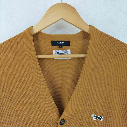 ビームスハート BEAMS HEART FOX ワンポイント カーディガン メンズ import:L