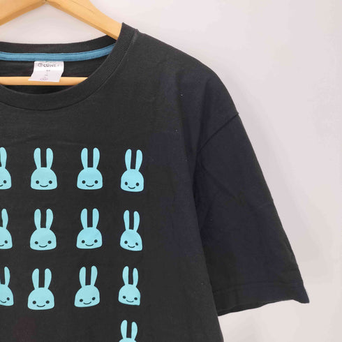 キューン CUNE 19AW うさぎ ロゴ プリント Tシャツ メンズ JPN:XL