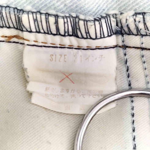 リーバイス Levis 90S オレンジタブ ロゴ刺繍入り ストレートデニムパンツ メンズ US:30-31