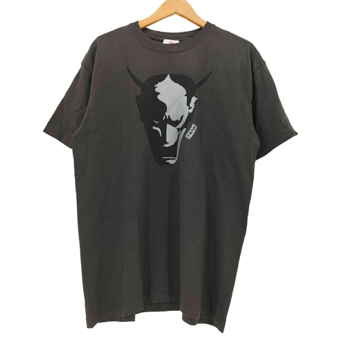 00S USA製 anvilボディ 般若 プリント クルーネック S/S ゲーム Tシャツ メンズ import:L
