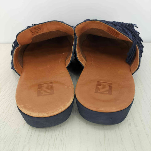 フィットフロップ fitflop キャンバス タッセル ミュールサンダル レディース EUR:37