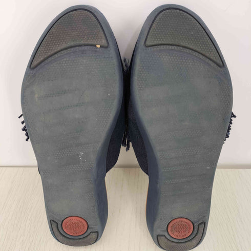 フィットフロップ fitflop キャンバス タッセル ミュールサンダル レディース EUR:37