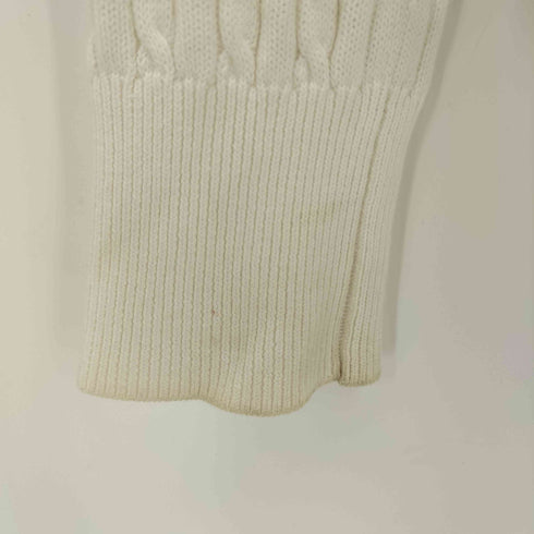 ラルフローレン RALPH LAUREN ポニー刺繍 編み込み コットン カーディガン レディース import:XL