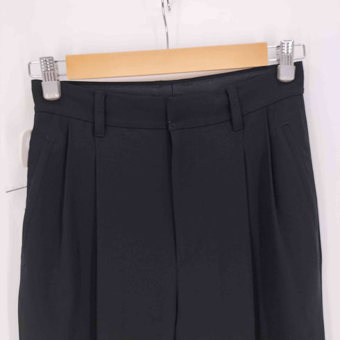 ユーバイスピックアンドスパン U by SPICK&SPAN 25SS シルキードレープ2タックワイドパンツ レディース JPN:34