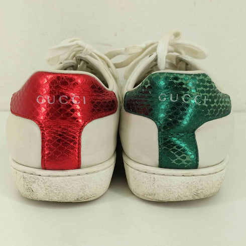 グッチ GUCCI エンブロイダリー スニーカー ハート レザー レディース 36 1/2