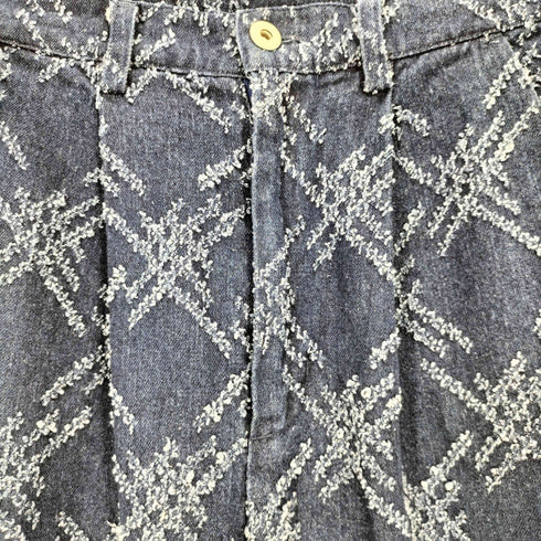 キャスパージョン CASPER JOHN シークレットフレアジャガードデニム メンズ JPN:XS