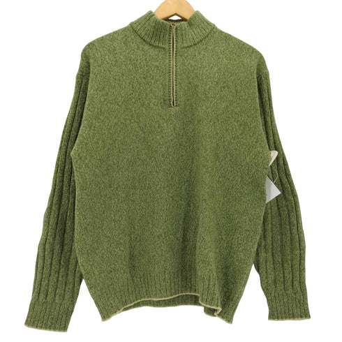 キンロックバイキンロックアンダーソン KINLOCH ANDERSON 日本製 ウール ハーフジップ ニット メンズ JPN:M