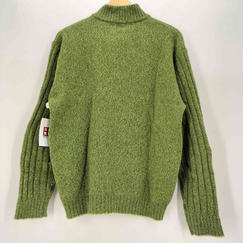 キンロックバイキンロックアンダーソン KINLOCH ANDERSON 日本製 ウール ハーフジップ ニット メンズ JPN:M