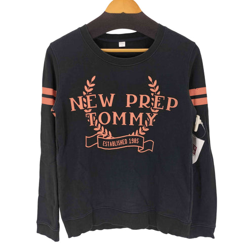 トミージーンズ tommy jeans NEW PREP フロントプリント クルーネックスウェット レディース JPN:M