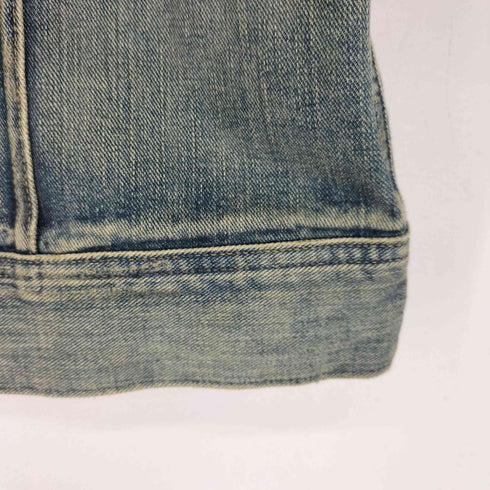 ダブルアールエルラルフローレン RRL RALPH LAUREN Lot 271 ダメージ加工 デニム トラッカージャケット メンズ import:L
