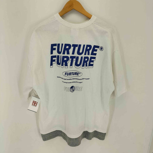 A MAN'S MAN MANLY プリントクルーネックTシャツ メンズ