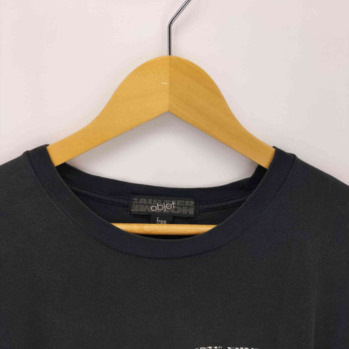 ゴルチエオムオブジェ GAULTIER HOMME objet 00s MOTION LOGO TEE モーションロゴプリントクルーネックTシャツ メンズ FREE