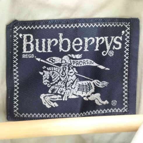 バーバリーズ BURBERRYS 80-90S OLD 裏地ノバチェック パイピング 英国製 バルマカーン ステンカラー コート メンズ