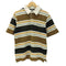 ステューシー Stussy 90-00S 白タグ OLD Sロゴ ピスタグ S/S ボーダー ラガー ポロ シャツ メンズ import:L