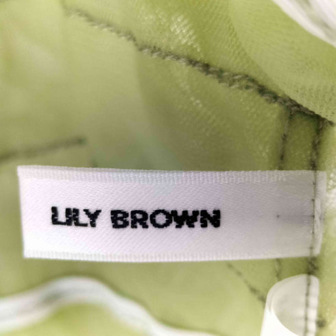 リリーブラウン Lily Brown チュールビスチェセットTシャツ レディース FREE