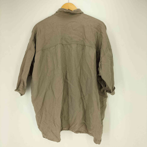 ミラオーウェン Mila Owen 23SS 吸水速乾UVカットロングリネンシャツ レディース ONE SIZE