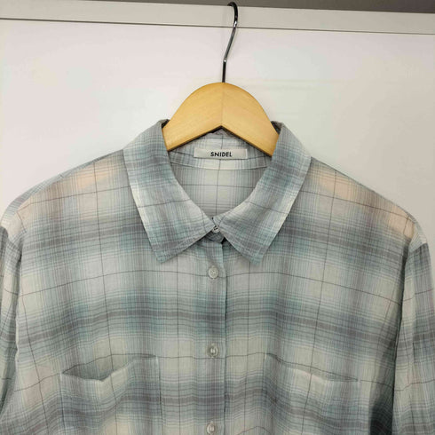 スナイデル snidel 25SS シアープリーツシャツ レディース ONE SIZE