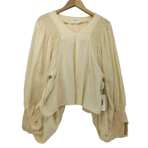 キーラ KIIRA MOCKING TUCK BLOUSE レディース FREE