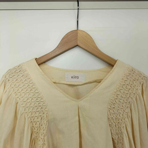 キーラ KIIRA MOCKING TUCK BLOUSE レディース FREE