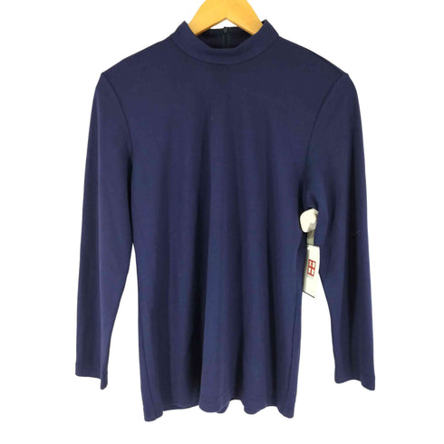 イヴサンローラン Yves Saint Laurent レーヨン混 モックネック カットソー レディース JPN:M
